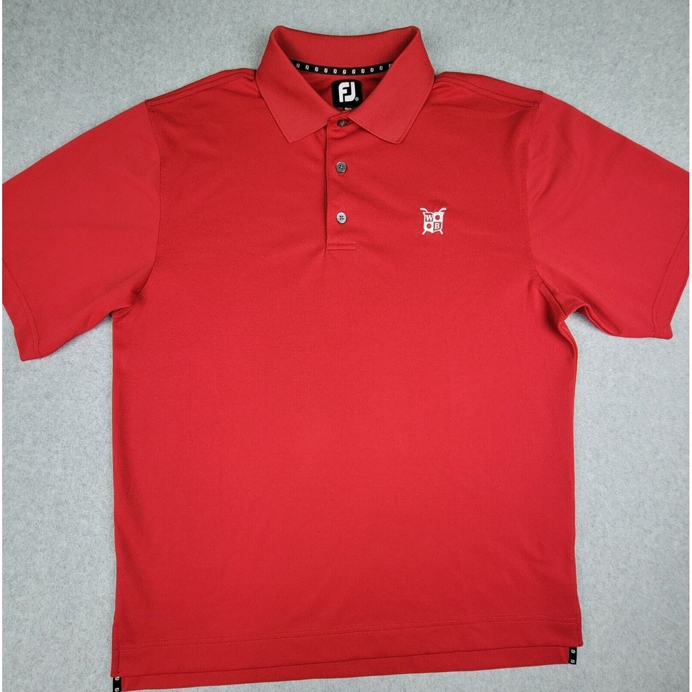 FootJoy Polo Shirt Red‎ Size Medium with Logo